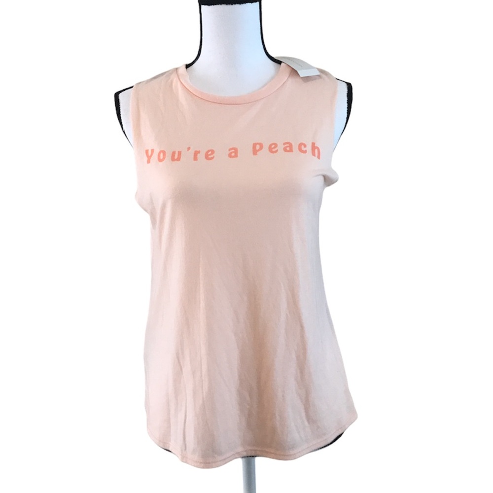 BCBGeneration You're a Peach Muscle Tank, Size S